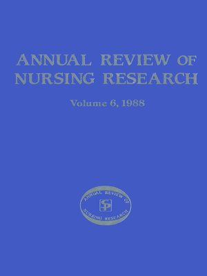 cover image of Annual Review of Nursing Research, Volume 6, 1988